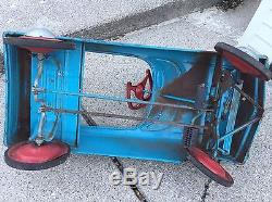 Vintage Tee Bird Pedal Car Blue