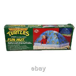 Vintage Teenage Mutant Ninja Turtles Tmnt Fun Hut Bed Tent Twin Sized Complete