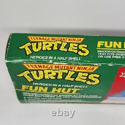 Vintage Teenage Mutant Ninja Turtles Tmnt Fun Hut Bed Tent Twin Sized Complete