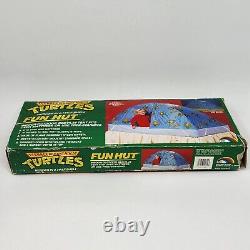 Vintage Teenage Mutant Ninja Turtles Tmnt Fun Hut Bed Tent Twin Sized Complete