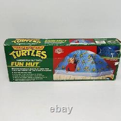 Vintage Teenage Mutant Ninja Turtles Tmnt Fun Hut Bed Tent Twin Sized Complete