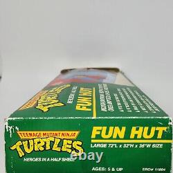 Vintage Teenage Mutant Ninja Turtles Tmnt Fun Hut Bed Tent Twin Sized Complete