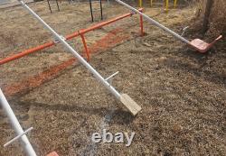 Vintage Teeter Totter Seesaw Six Kid 12 Foot School Playground Equipment