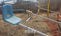 Vintage Teeter Totter Seesaw Six Kid 12 Foot School Playground Equipment