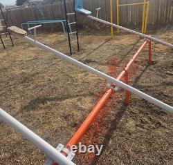 Vintage Teeter Totter Seesaw Six Kid 12 Foot School Playground Equipment