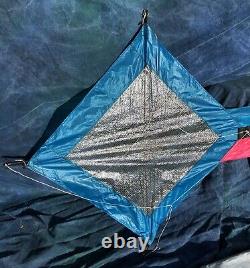 Vintage Tetrad Quad 4 Line Stunt Kite 69x36 In Mint Condition With Instructions