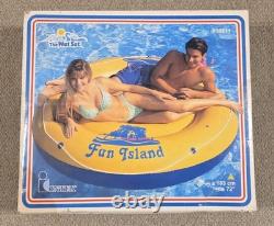 Vintage The Wet Set INTEX Fun Island Float