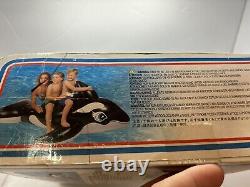 Vintage The Wet Set Whale Ride On 84 Inflatable 1999 Orca Pool Float
