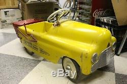Vintage Thistle Rocket 30 Pedal Car Dump Truck Made In Canada Pressed Steel