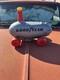 Vintage Tomy Goodyear Blimp Plastic Blow Mold Ride On Toy Made In USA
