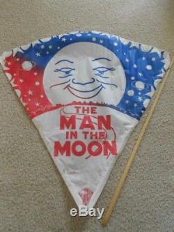 Vintage Top-Flite kites, paper and plasticeg ManinMoon, JollyRoger SpaceMaster0