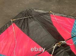 Vintage Top of the Line North Shore Extreme Sport Stunt Kite with bag 33x75