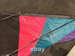 Vintage Top of the Line North Shore Extreme Sport Stunt Kite with bag 33x75