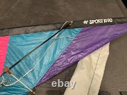 Vintage Top of the Line North Shore Extreme Sport Stunt Kite with bag 33x75