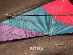 Vintage Top of the Line North Shore Extreme Sport Stunt Kite with bag 33x75