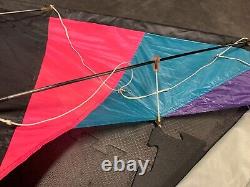 Vintage Top of the Line North Shore Extreme Sport Stunt Kite with bag 33x75