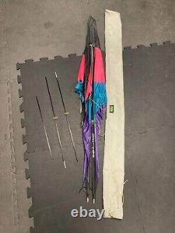 Vintage Top of the Line North Shore Extreme Sport Stunt Kite with bag 33x75