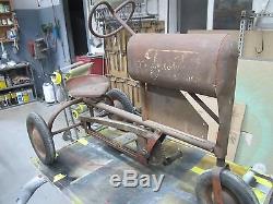 Vintage Tractor Pedal Driven 1920 Era Fair Survivor Condition BMC Brand
