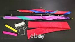 Vintage (USA) Wind Toys Cheetah Dual Line Stunt / Jet Kite Skyrod Bundled Lot