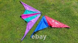 Vintage (USA) Wind Toys Cheetah Dual Line Stunt / Jet Kite Skyrod Bundled Lot