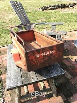 Vintage U-Haul Steel Pedal Car Trailer