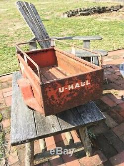 Vintage U-Haul Steel Pedal Car Trailer