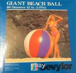 Vintage VERY RARE Giant 54 Deflated 8 Panel Sevylor Jumbo Beach Ball B9