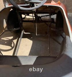 Vintage VW Beetle Metal Pedal Car