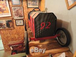 Vintage Very Rare Pedal Car All Metal Not Reproduction