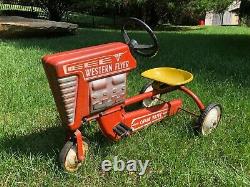 Vintage Western Flyer 493 Chain Drive Pedal Tractor RARE & ALL ORIGINAL