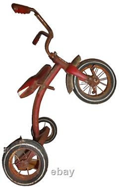 Vintage Western Flyer Large 9 Front Wheel Tricycle