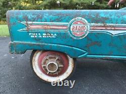 Vintage Western Flyer Radio Full Ball Bearing Sports Pedal Car