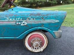 Vintage Western Flyer Radio Full Ball Bearing Sports Pedal Car