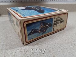 Vintage Wet Set Whale Ride On 84 Inflatable 1985 Orca Pool Float #58561 Intex