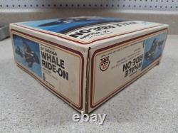 Vintage Wet Set Whale Ride On 84 Inflatable 1985 Orca Pool Float #58561 Intex