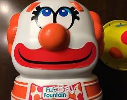 Vintage Wham-O 1979 Fun Fountain Water Sprinkler Clown Toy