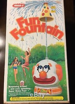 Vintage Wham-O 1979 Fun Fountain Water Sprinkler Clown Toy