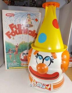 Vintage Wham-O Fun Fountain CLOWN HAT SPRINKLER SUMMER FLOATING HAT in Box