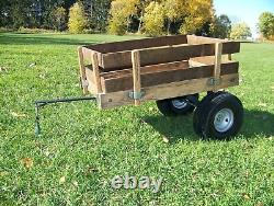 Vintage Wood Berlin Tag Along Trailer 10 Air Tires Radio Flyer Trailer Type