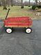 Vintage Wood Radio Flyer Town And Country Wagon