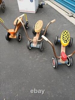 Vintage Wood Ride On Kids Scooter / Balance Bike Toys R Us