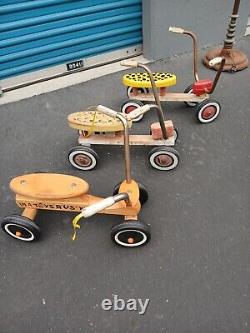 Vintage Wood Ride On Kids Scooter / Balance Bike Toys R Us