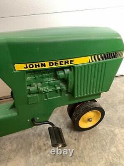 Vintage Working Ertl John Deere 520 Cast Aluminum Chain Pedal Tractor USA