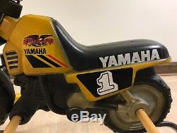 Vintage Yamaha MX Dirt Bike Childs Hobby Horse Motorcycle (rare Dealer Item!)