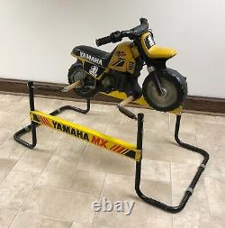 Vintage Yamaha MX Dirt Bike Childs Ride-on Hobby Horse Motorcycle (rare Item!)