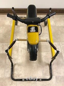 Vintage Yamaha MX Dirt Bike Childs Ride-on Hobby Horse Motorcycle (rare Item!)