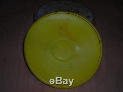 Vintage Yellow Mars Platter by Premier Products Frisbee