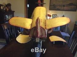 Vintage airplane pedal car