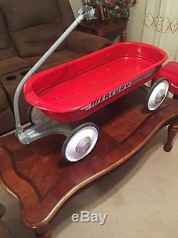 Vintage antique pull coaster Murray Mercury Wagon pedal car