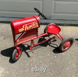 Vintage c. 1950 BMC Tractor Junior Pedal Car withTowing attachment